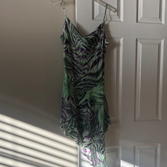 Diesel Dresses & Skirts - Diesel Vibrant Green and Purple fairy dress NWOTS